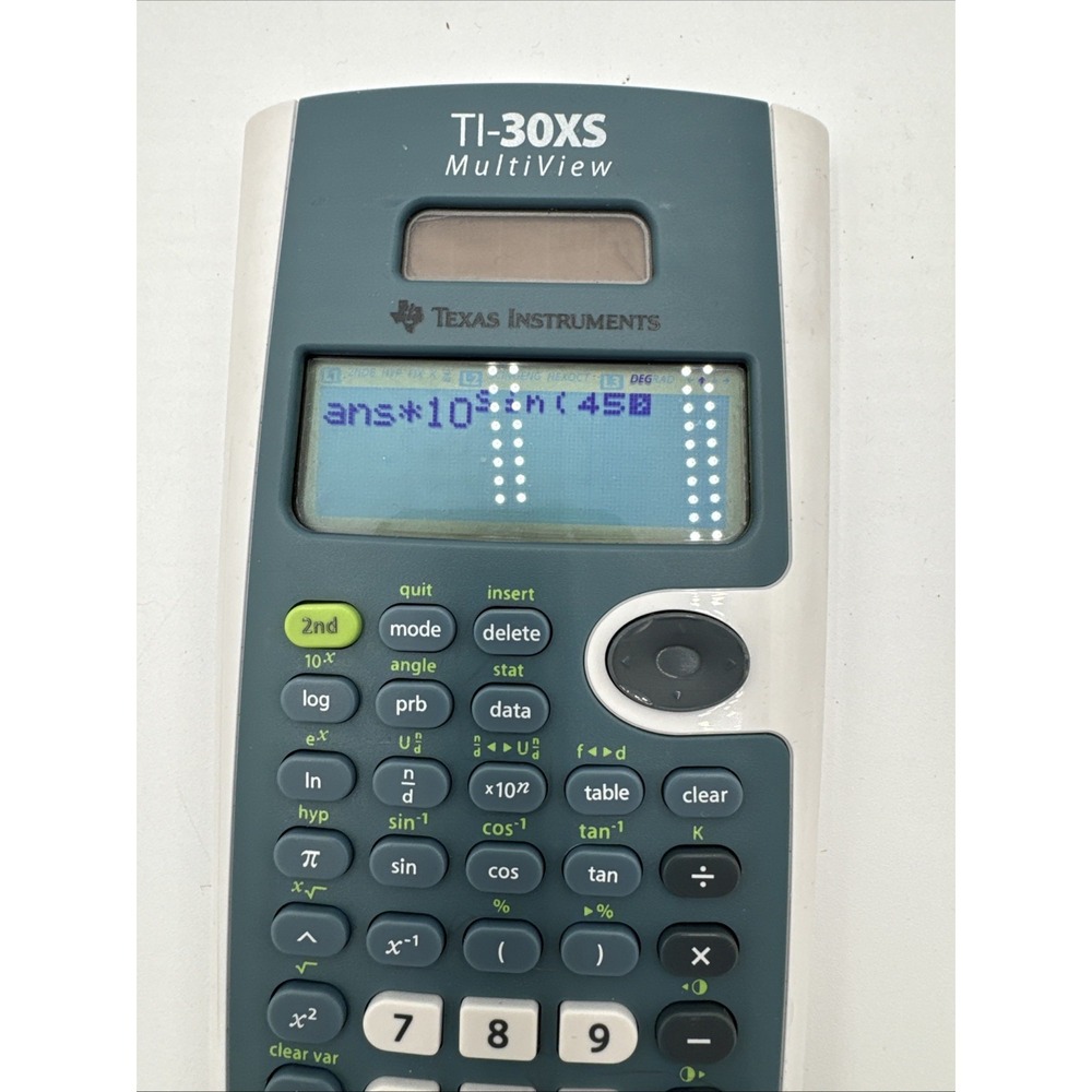 Texas‎ Instruments TI-30XS MultiView Scientific Calculator - Gray Math - Picture 5 of 12